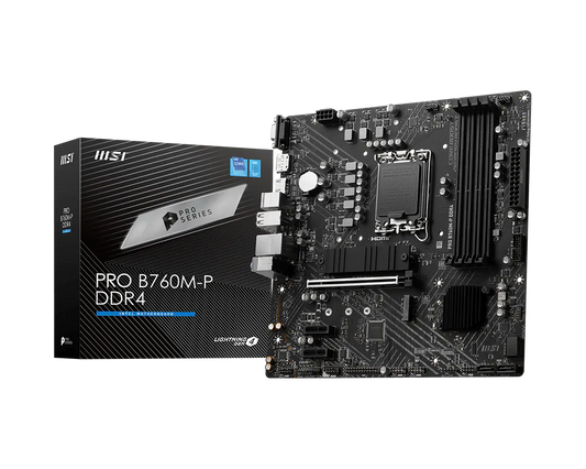 MSI PRO B760M-P DDR4 Intel LGA 1700 Motherboard