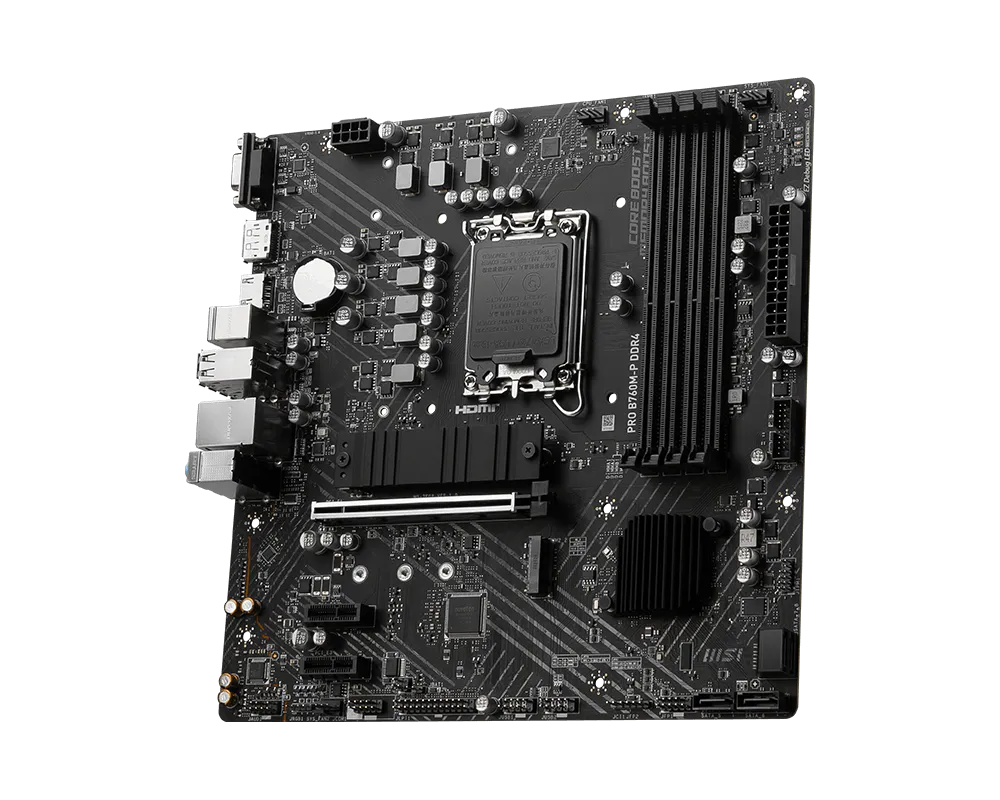 MSI PRO B760M-P DDR4 Intel LGA 1700 Motherboard