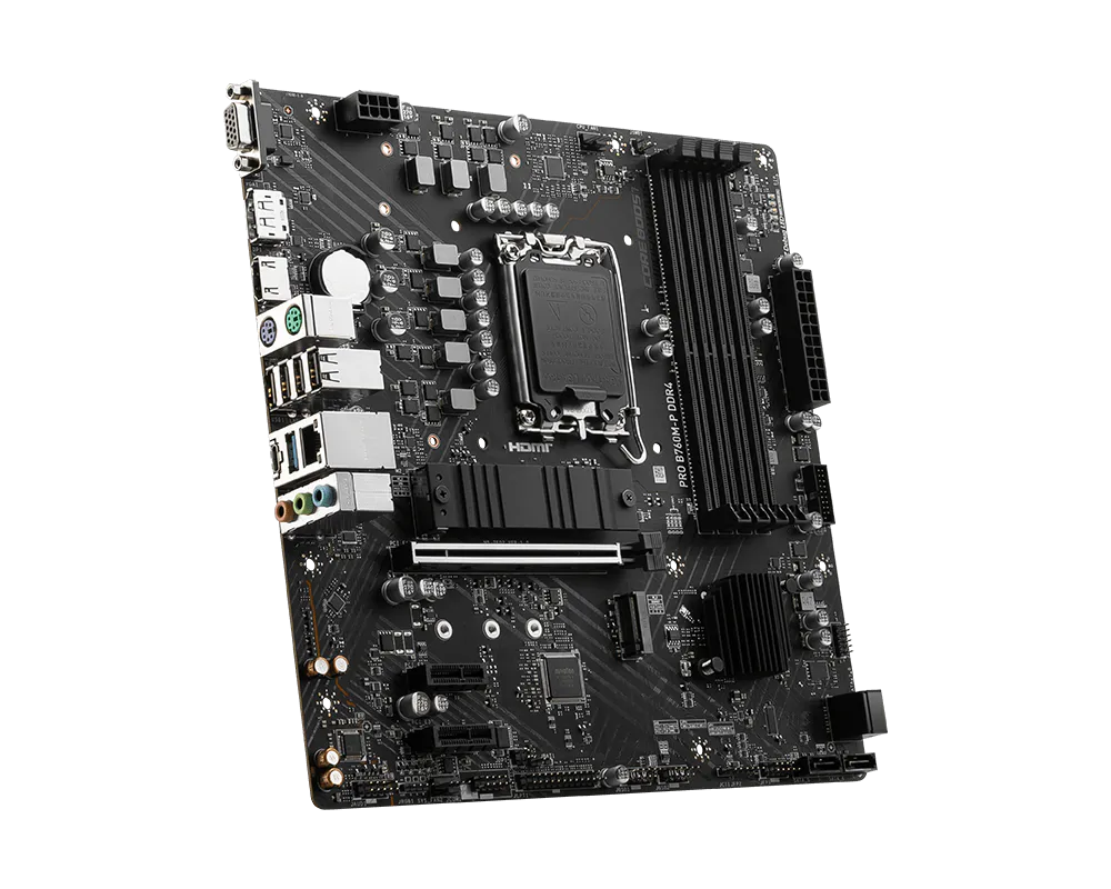 MSI PRO B760M-P DDR4 Intel LGA 1700 Motherboard