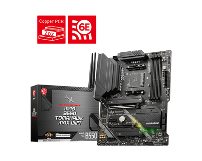 MSI MAG B550 TOMAHAWK MAX WIFI Socket AM4 AMD Motherboard
