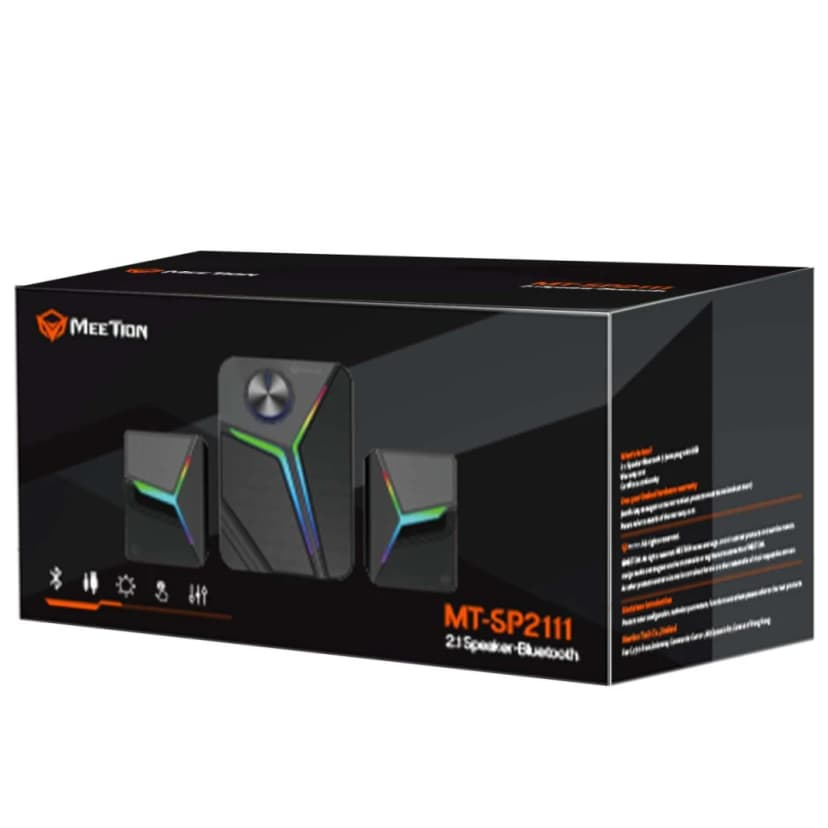 سماعات سطح المكتب ستريو للألعاب Meetion SP2011 2.1 مع مضخمات صوت