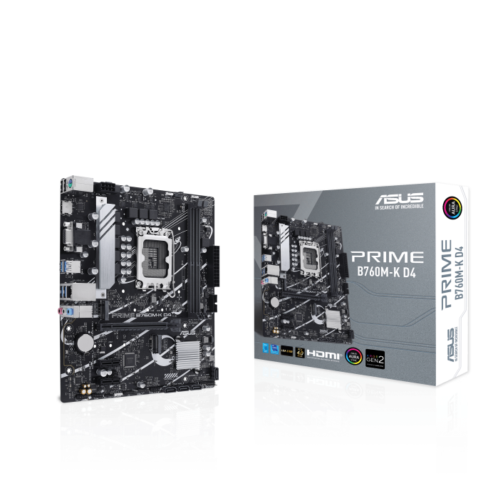 ASUS PRIME B760M-K D4 intel Motherboard Socket LGA 1700