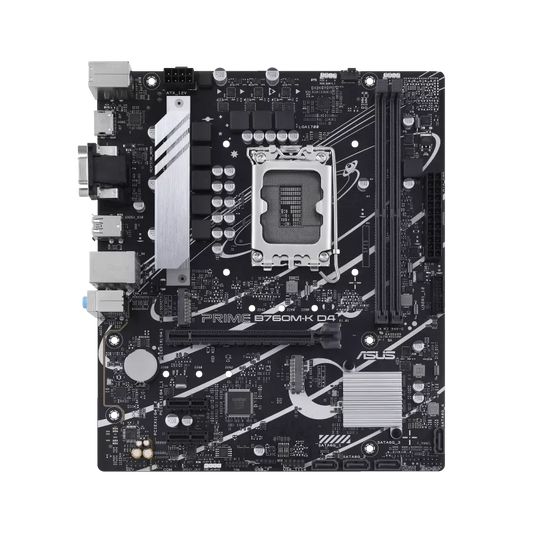 لوحة أم من إنتل ASUS PRIME B760M-K D4 مقبس LGA 1700