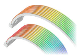 غطاء كابل XIGMATEK iCover II pcie ARGB LED يتضمن وحدة تحكم صغيرة 