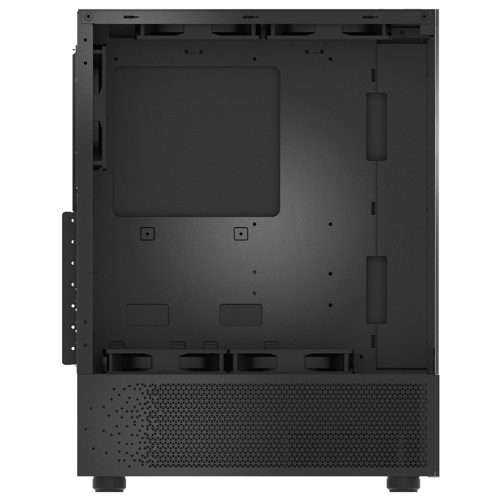XPG INVADER X MINI 5 x ARGB FANS Compact Mid-Tower Chassis - Black