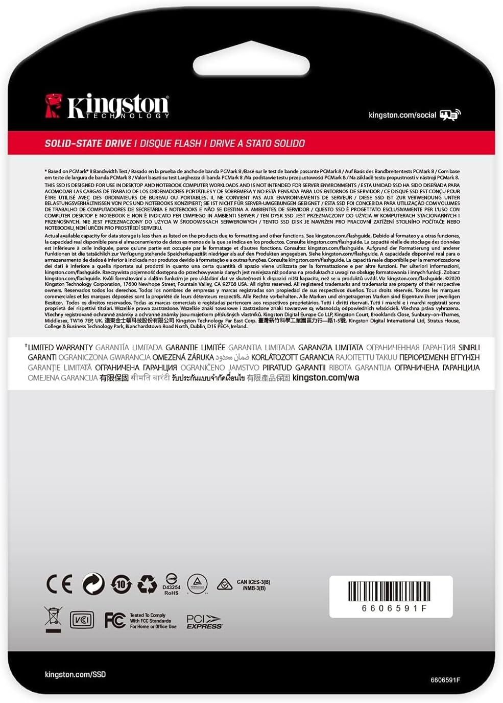 Kingston NV1 500G M.2 2280 NVMe Up to 2100 MB/s