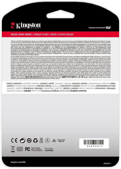 Kingston NV1 500G M.2 2280 NVMe Up to 2100 MB/s