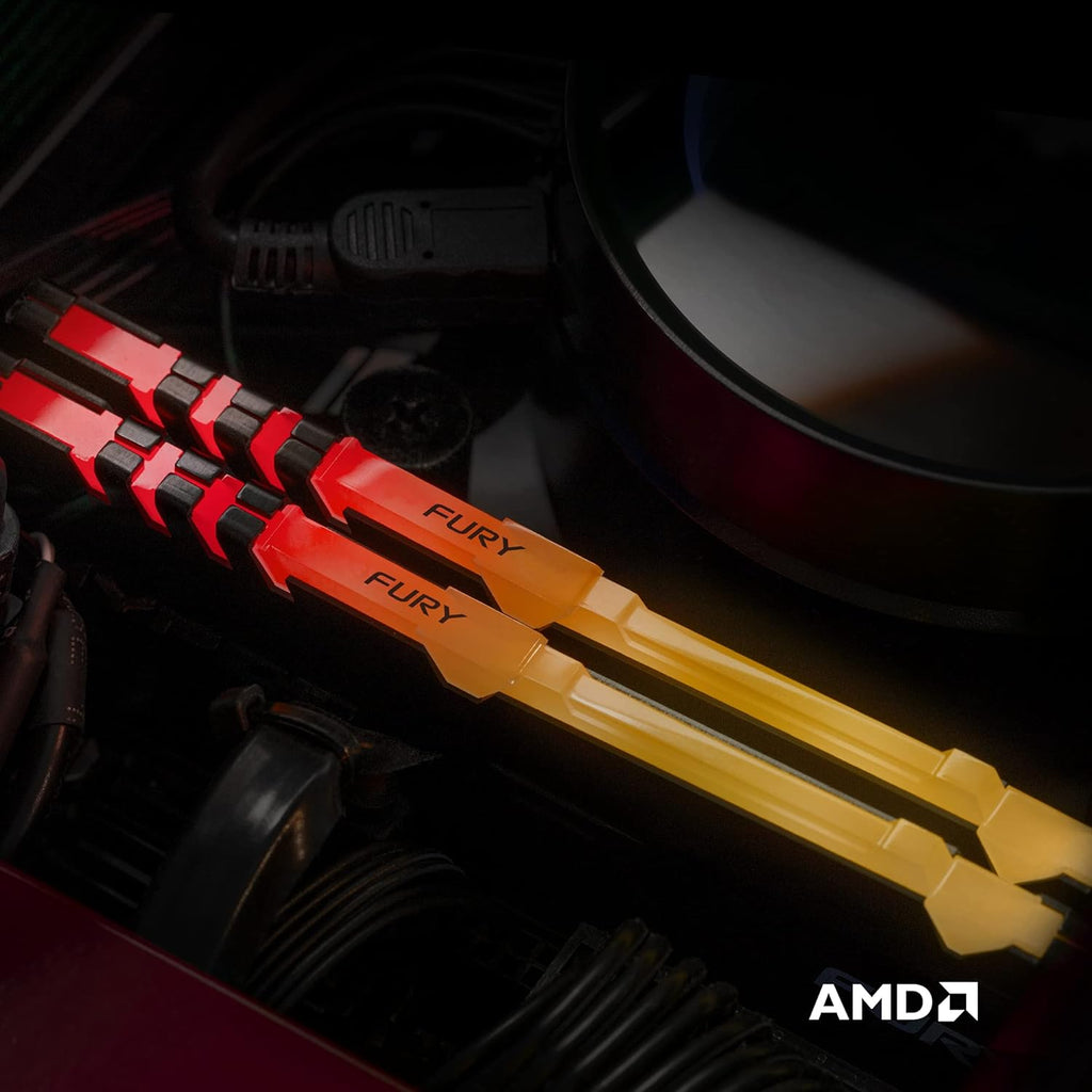 Kingston Fury Beast RGB 16GB DDR4 3200MHz CL16 Desktop Memory