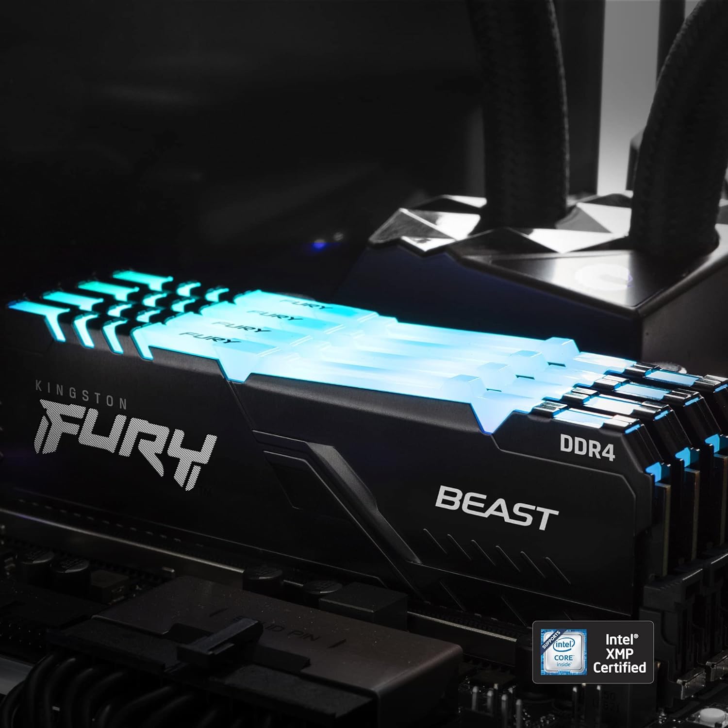 Kingston Fury Beast RGB 16GB DDR4 3200MHz CL16 Desktop Memory