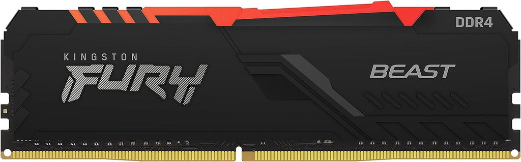 Kingston Fury Beast RGB 16GB DDR4 3200MHz CL16 Desktop Memory