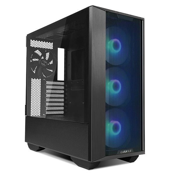 حقيبة ألعاب Lian Li Lancool III RGB E-ATX متوسطة الحجم - لون أسود