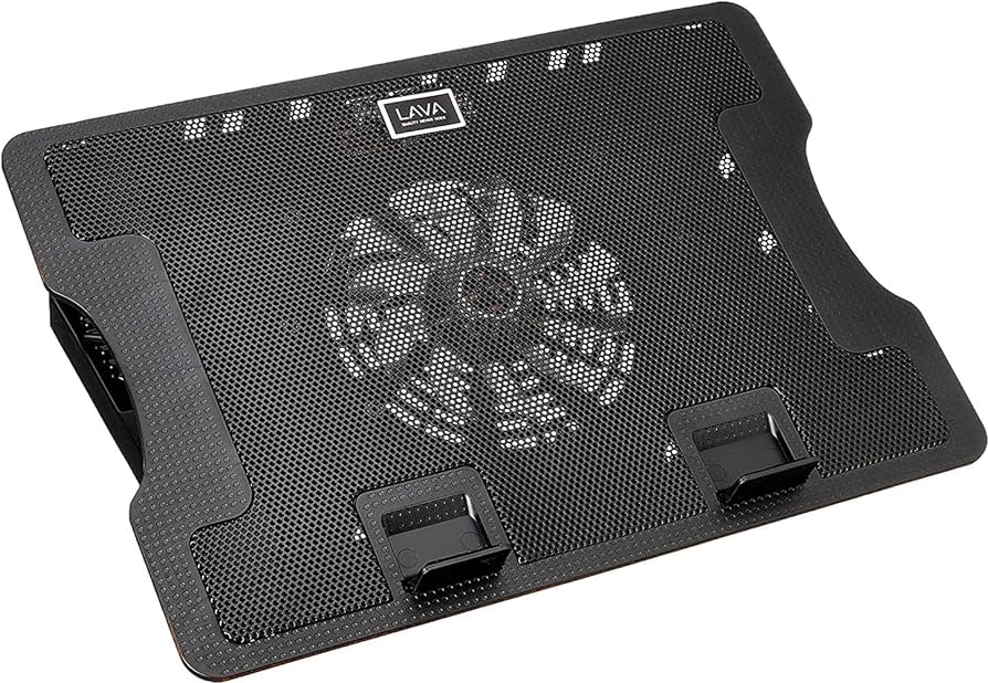 Lava ST-120 Laptop Cooling Pad With Big Fan & Blue Led Lights