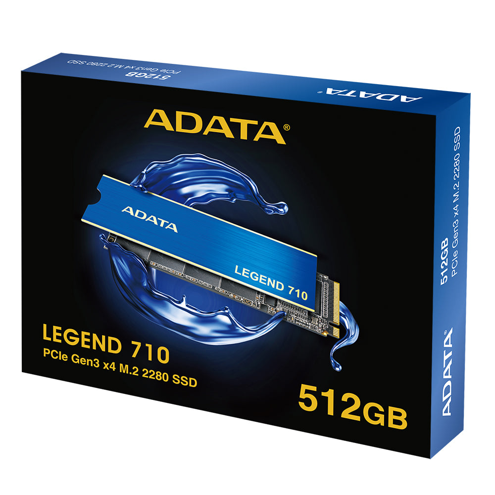 ADATA LEGEND 710 512GB PCIe Gen3 x4 M.2 2280 Solid State Drive