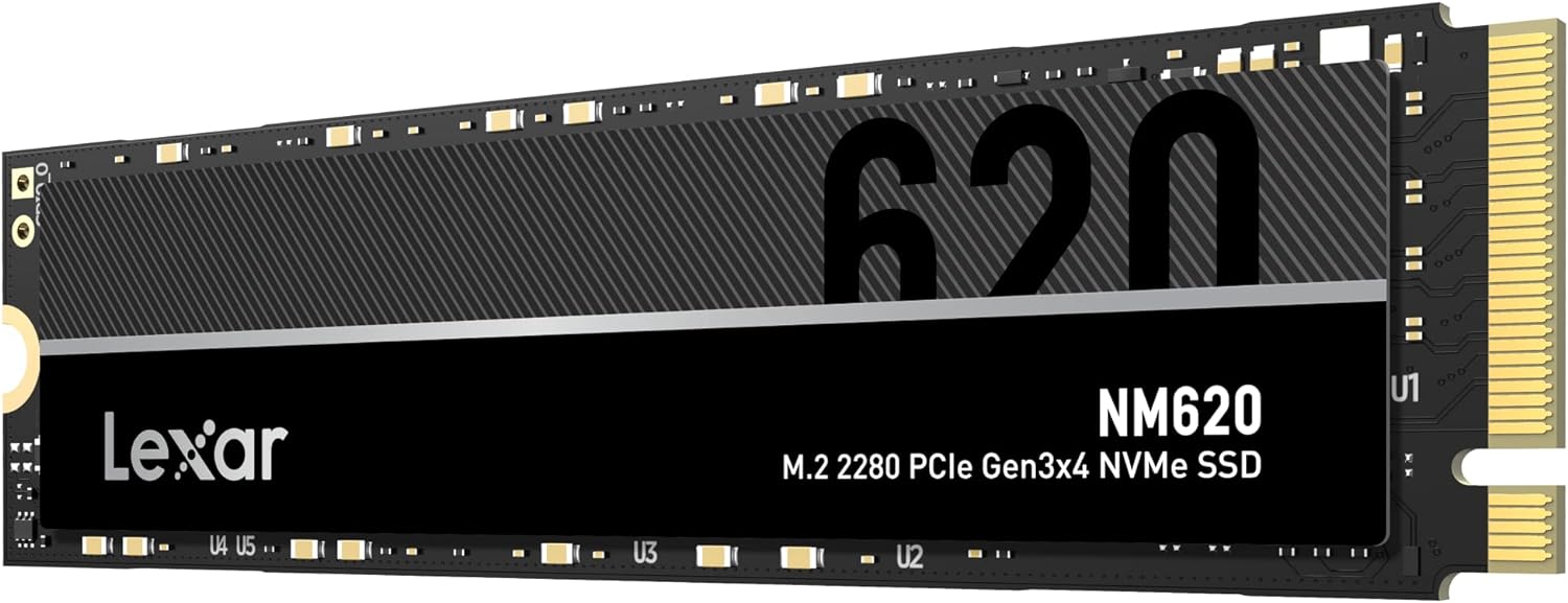 Lexar NM620 512GB M.2 2280 read up to 3500MB/s, write up to 2400MB/s PCIE GEN 3X4