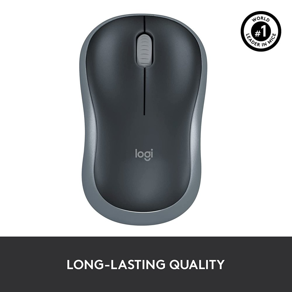 Logitech M185 Wireless Mouse -GRAY