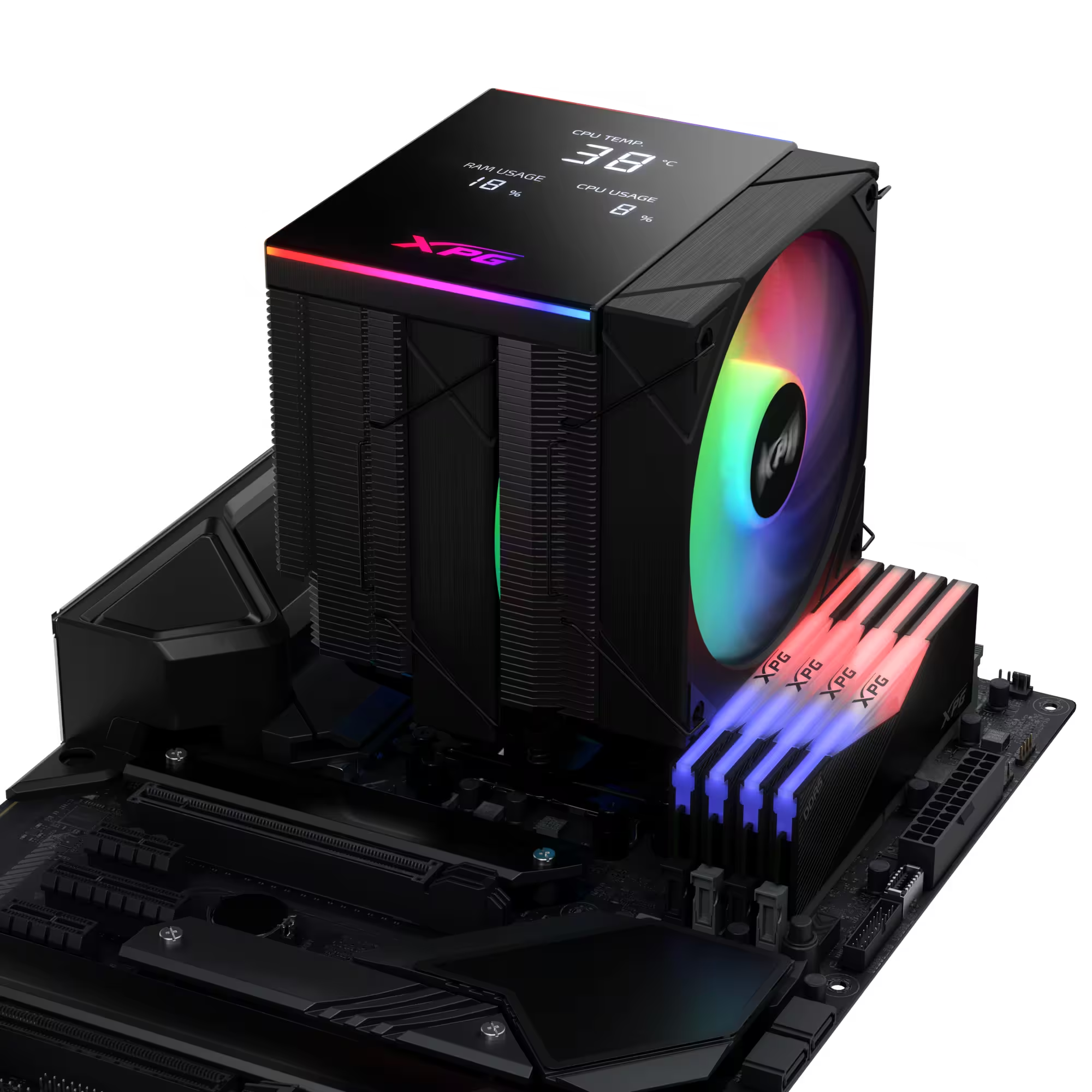 Xpg Maestro Plus 62DA Dual Tower Digital CPU Air Cooler