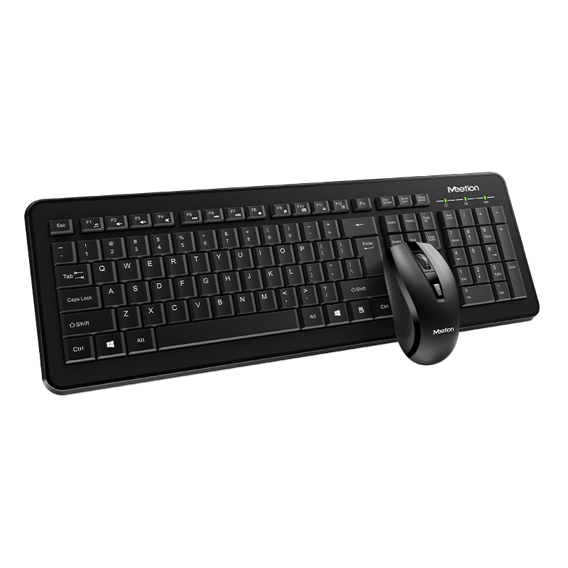 Meetion C4120 Wireless Combo Keyboard and Mouse-Black