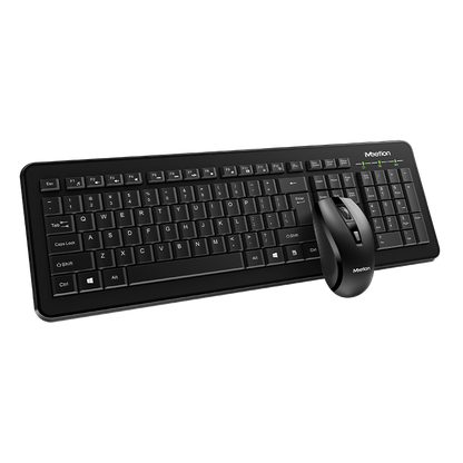 Meetion C4120 Wireless Combo Keyboard and Mouse-Black
