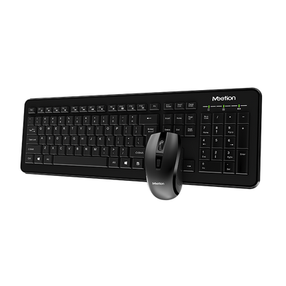 Meetion C4120 Wireless Combo Keyboard and Mouse-Black