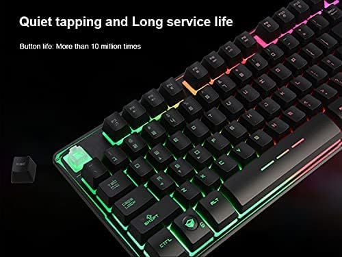 Meetion K9300 Waterproof Rainbow Backlit Gaming Keyboard