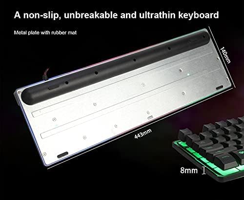 Meetion K9300 Waterproof Rainbow Backlit Gaming Keyboard