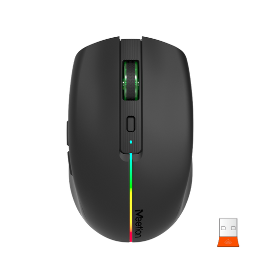 Meetion BTM002 Rechargeable Bluetooth Dual Mode silent Mouse