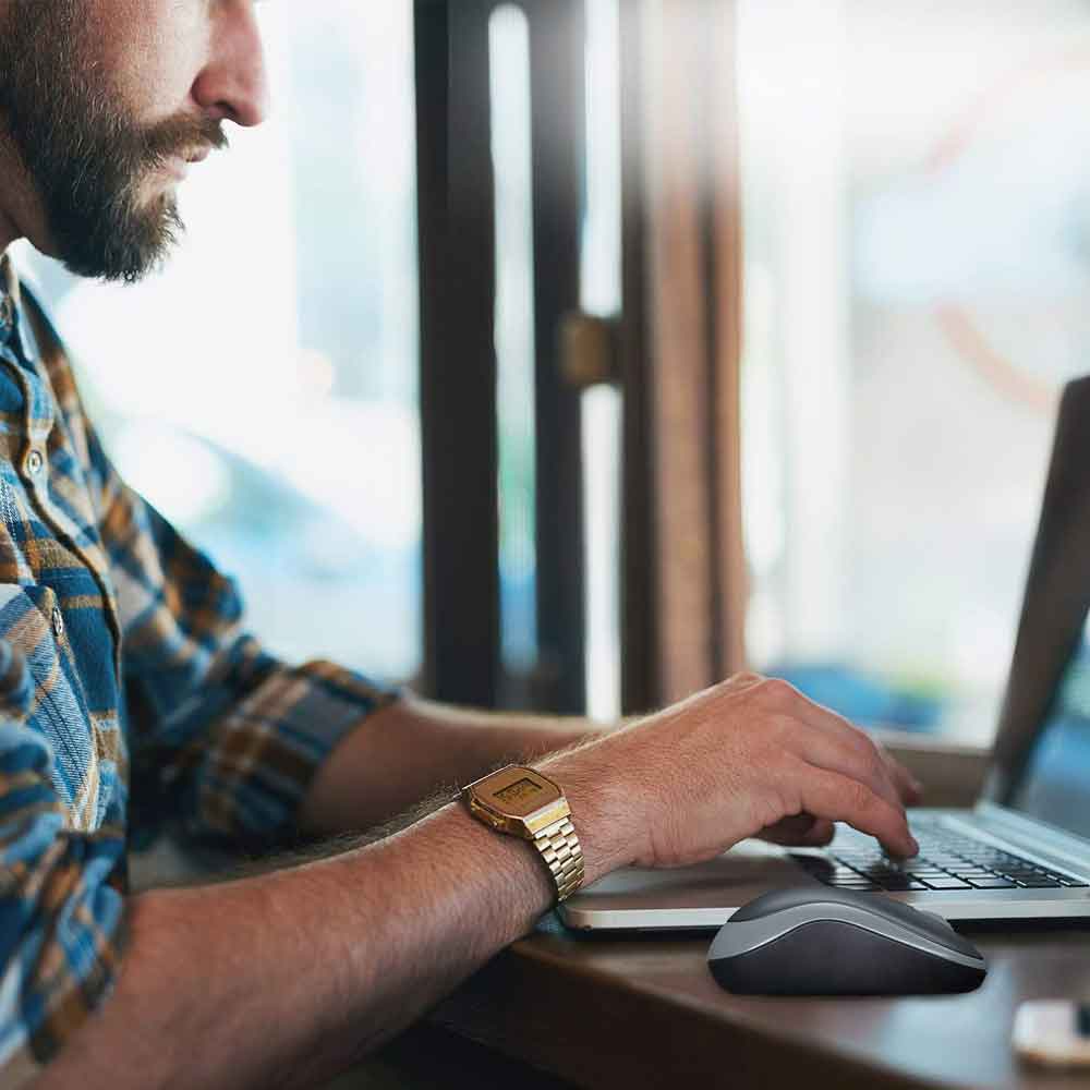 Logitech M185 Wireless Mouse -GRAY