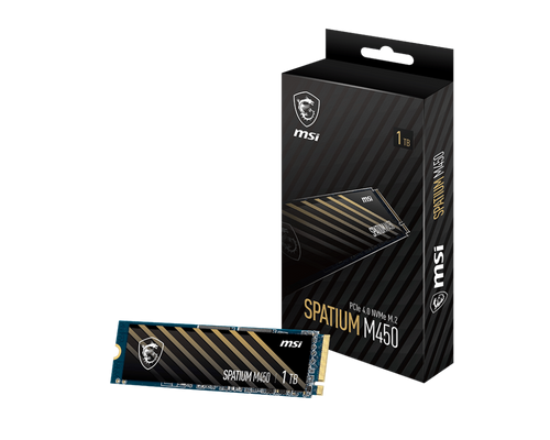 M.2 Msi Spatium M450 1TB V1 Pcie Gen 4.0 Nvme
