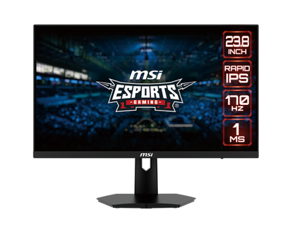 MSI G244F 170Hz 1MS GTG Rapid IPS FHD Gaming Monitor 94.4% Adobe RGB 92.05% DCI-P3 122.88% SRGB