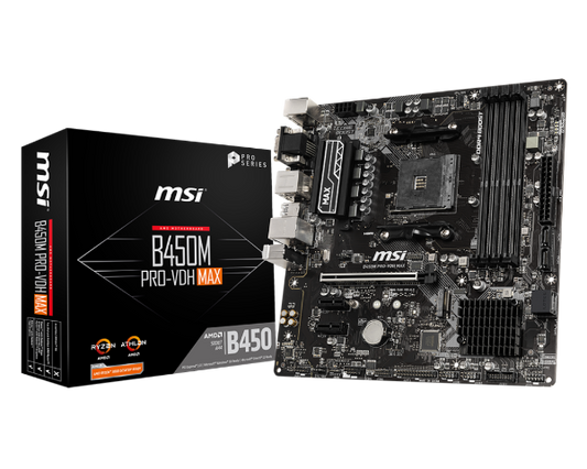 MSI B450M PRO VDH MAX