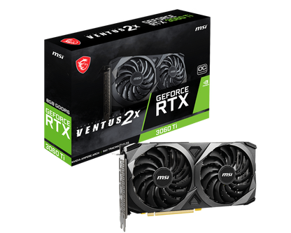 MSI RTX 3060 Ti VENTUS 2X 8G OCV1 LHR
