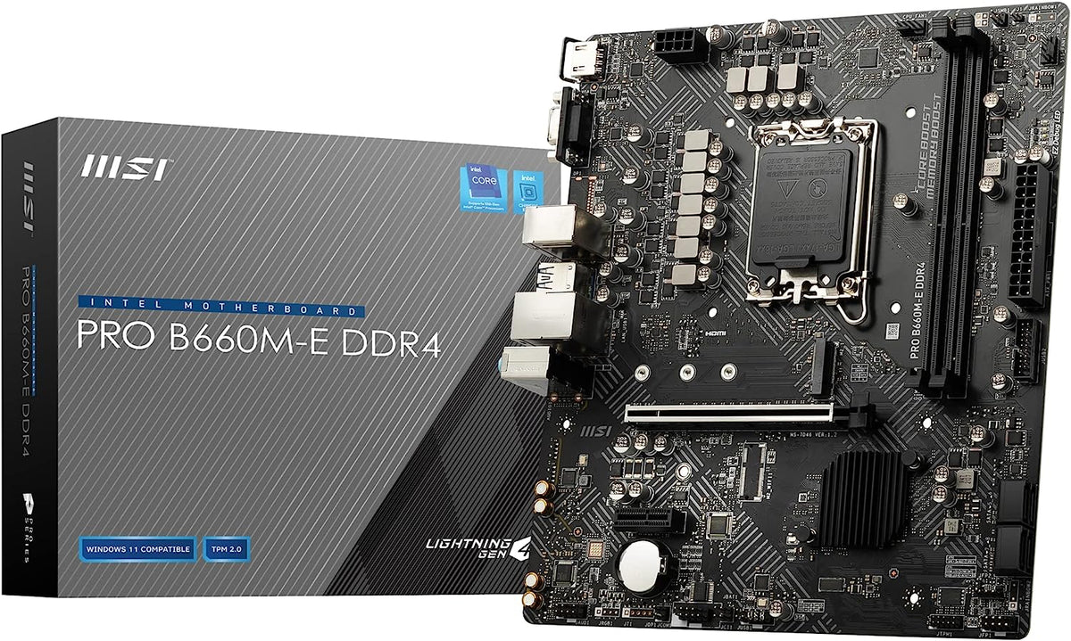 إم إس آي برو B660M-E إنتل LGA 1700 مايكرو ATX DDR4 