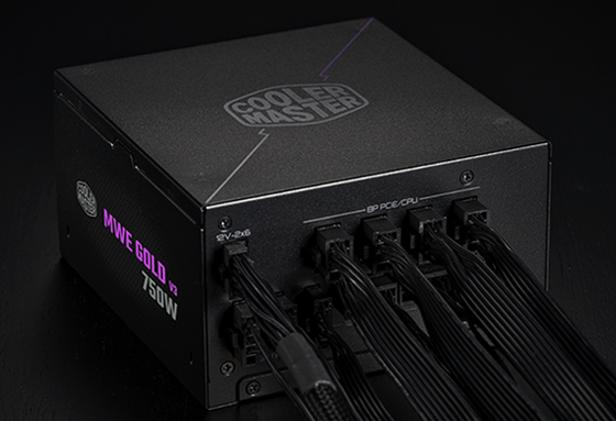 مزود الطاقة Cooler Master 750W MWE Gold V3 Full Modular ATX 3.1 80Plus Gold 