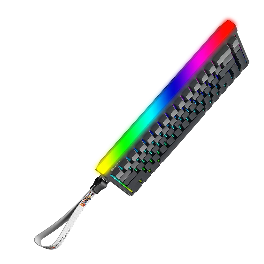 Meetion VibeKey B68 Gaming Keyboard – 68 Keys, RGB Colorful, USB + 2.4G + BT, 4000mAh Battery
