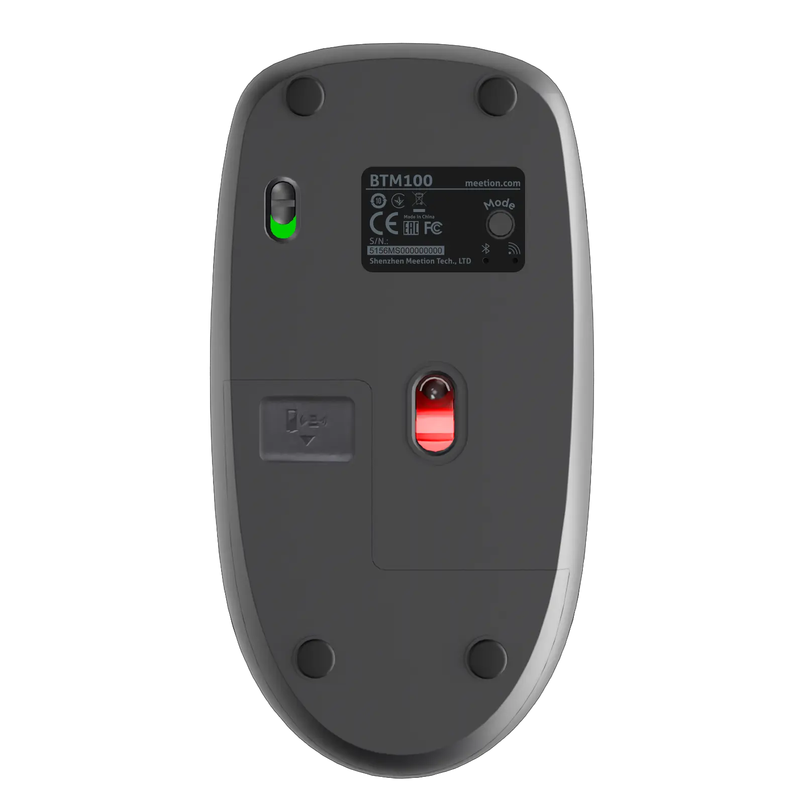 Meetion BTM100 Wireless And Bluetooth Dual Mode Mouse