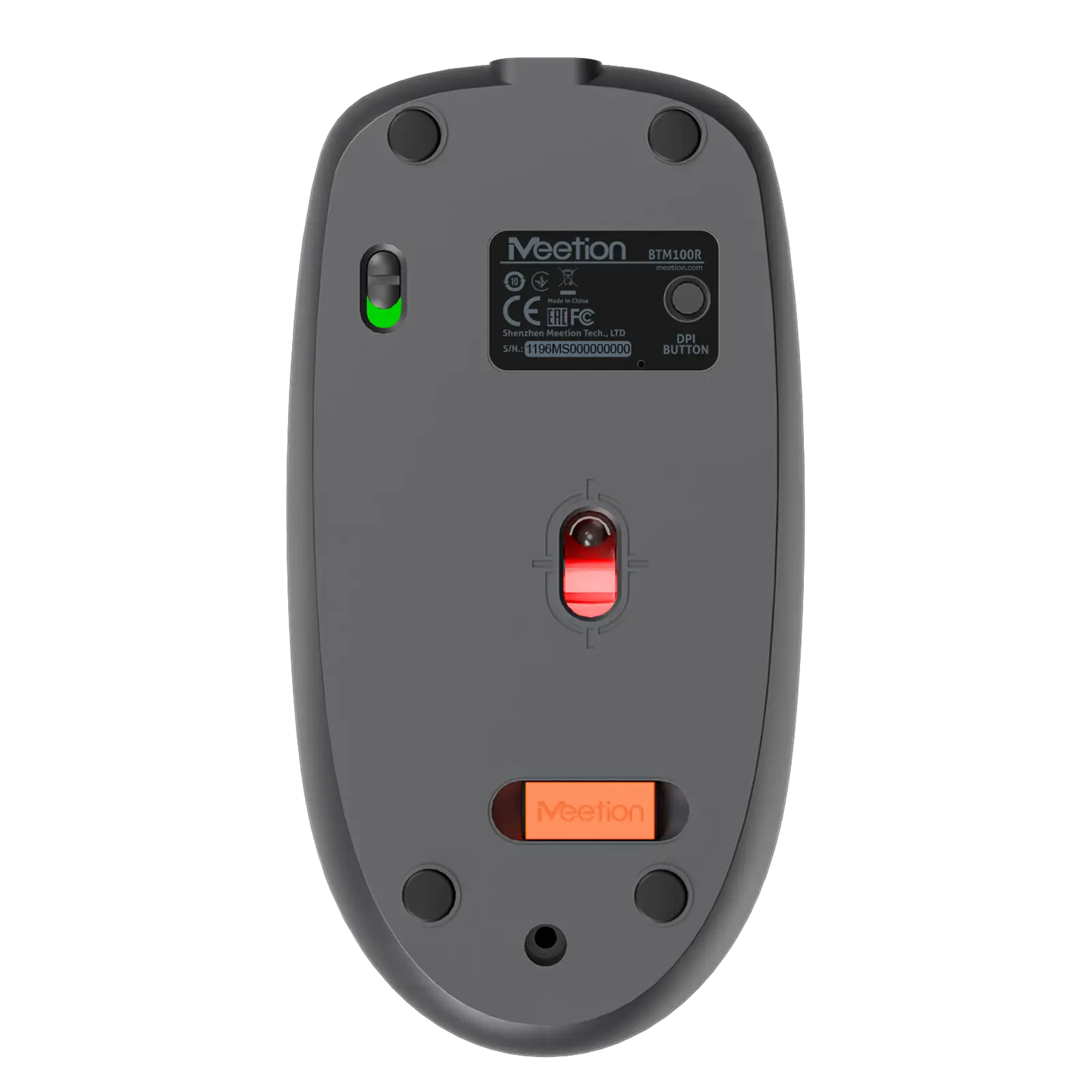 Meetion BTM100R Wireless And Bluetooth Dual Mode Silent Rechargeable Mouse