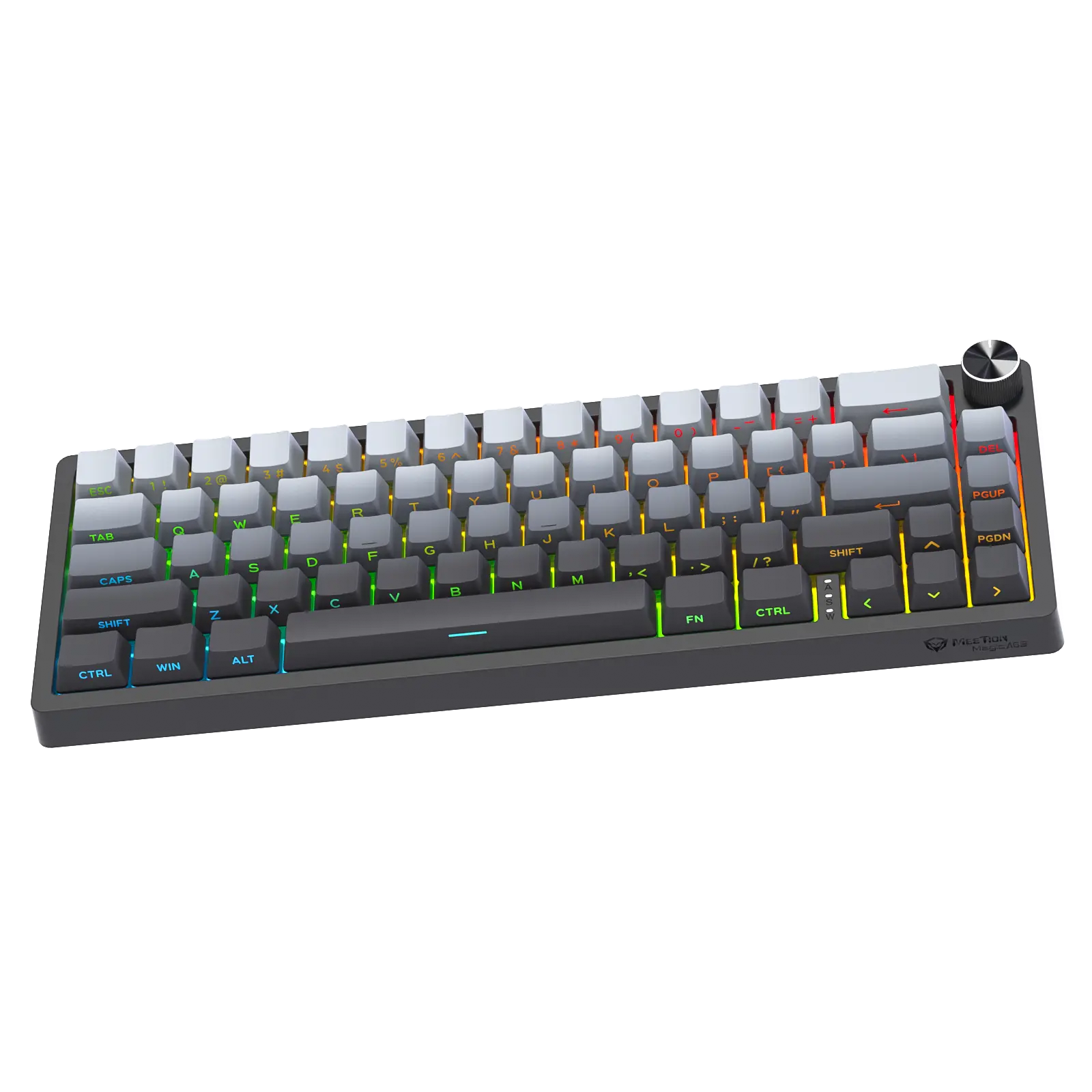 Meetion Magic A68 Magnetic Switch Hot-Swappable ABS Double Shot 65 Compact Gaming Keyboard