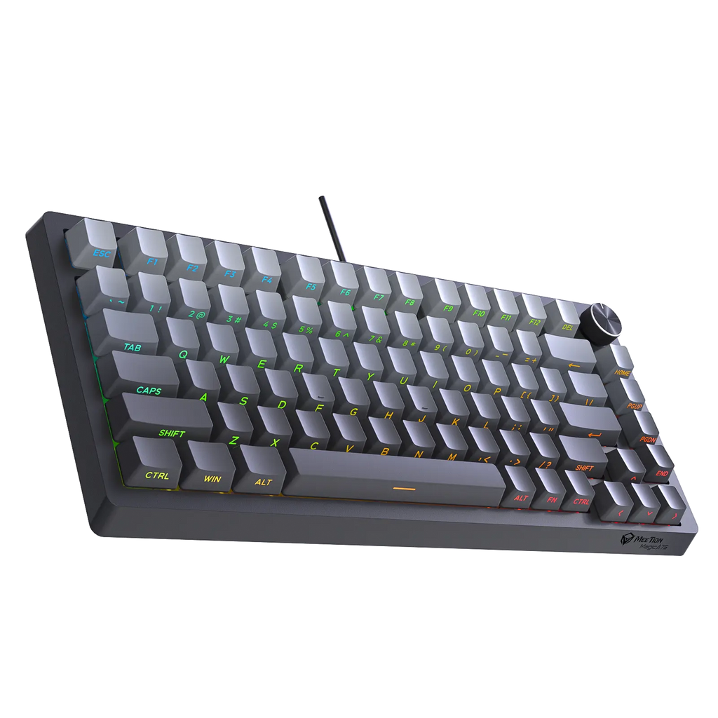 Meetion Magic A75 Magnetic Switch Hot-Swappable ABS Double Shot Keycaps Pro Grade 75 Compact Mechanical Keyboard