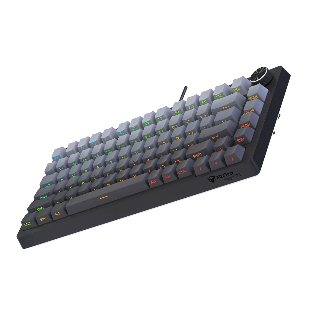 Meetion Magic A75 Magnetic Switch Hot-Swappable ABS Double Shot Keycaps Pro Grade 75 Compact Mechanical Keyboard
