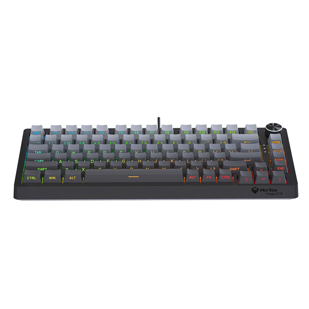 Meetion Magic A75 Magnetic Switch Hot-Swappable ABS Double Shot Keycaps Pro Grade 75 Compact Mechanical Keyboard