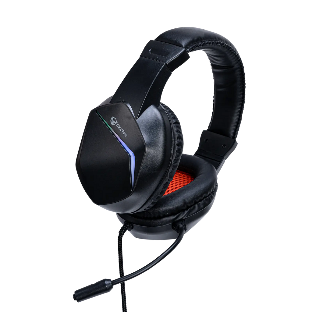 Meetion HP022 Backlit Gaming Headphones with 40mm Drivers Noise-Cancelling Microphone