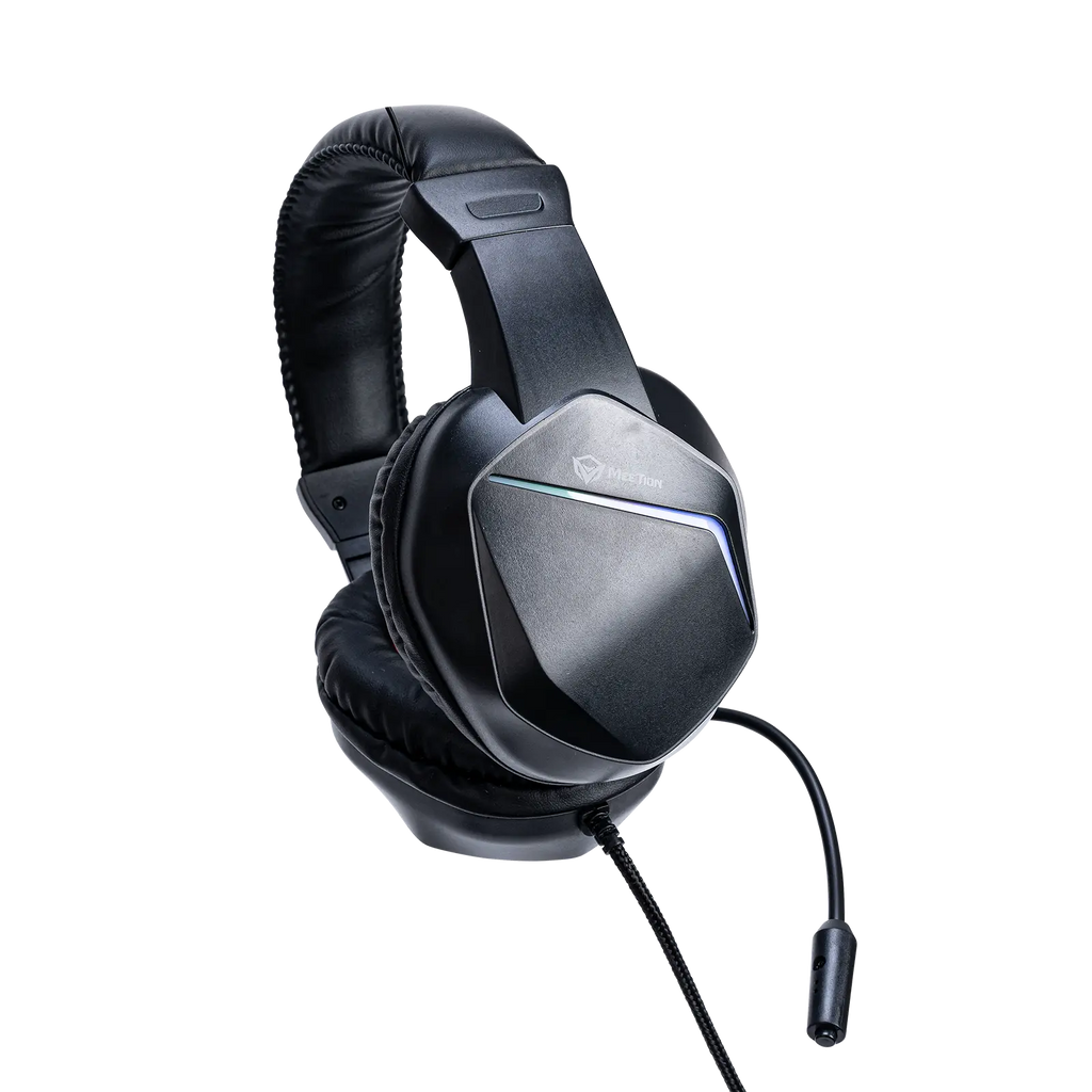 Meetion HP022 Backlit Gaming Headphones with 40mm Drivers Noise-Cancelling Microphone