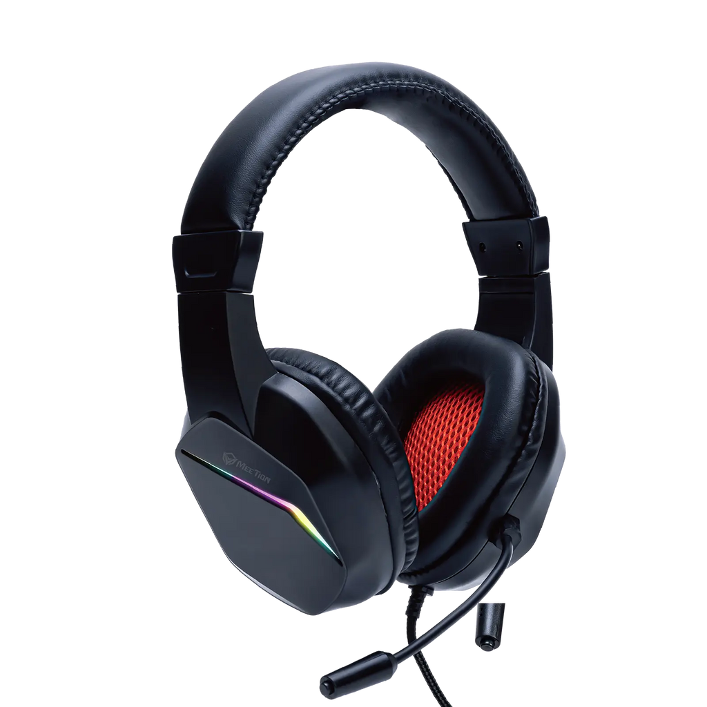 Meetion HP022 Backlit Gaming Headphones with 40mm Drivers Noise-Cancelling Microphone
