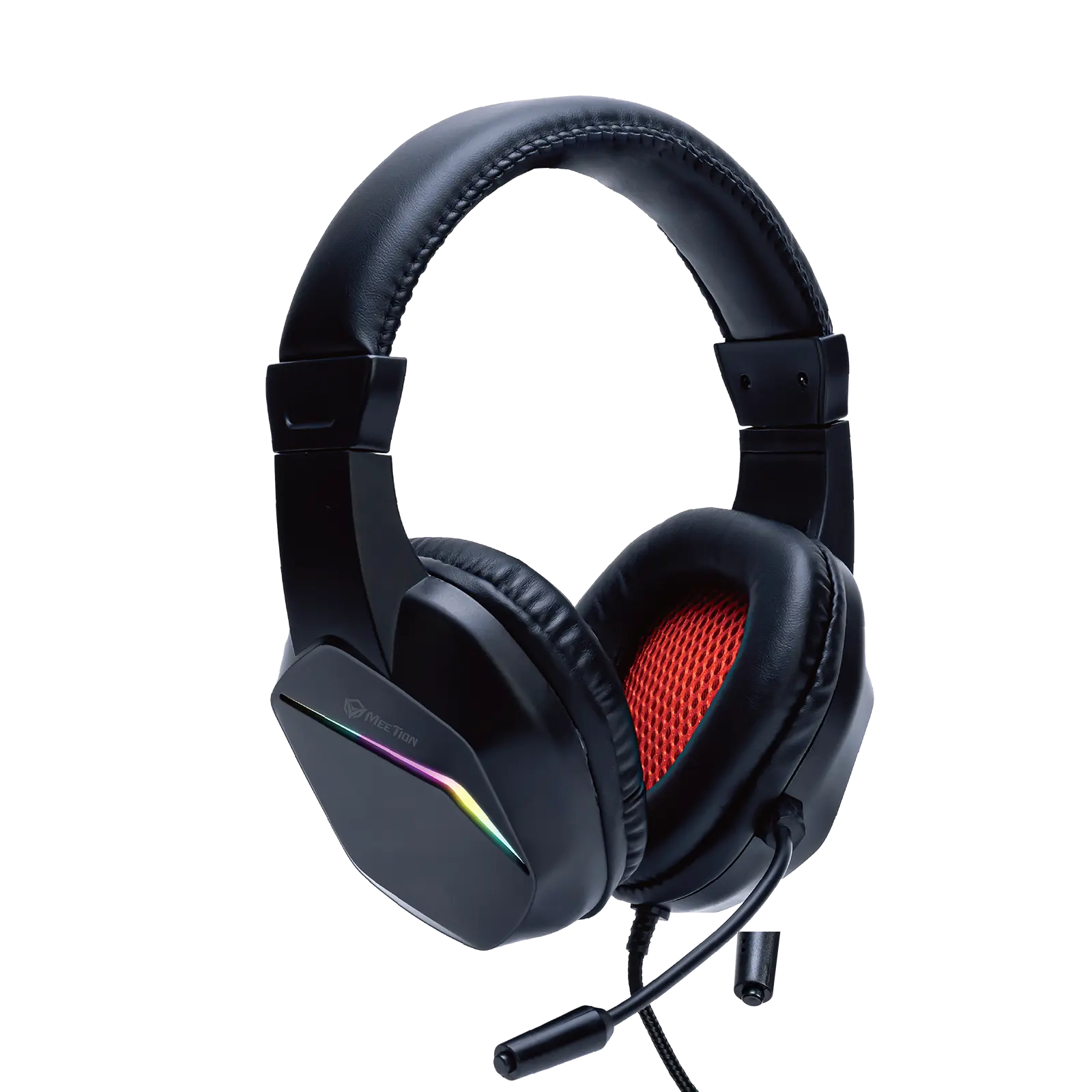 Meetion HP022 Backlit Gaming Headphones with 40mm Drivers Noise-Cancelling Microphone