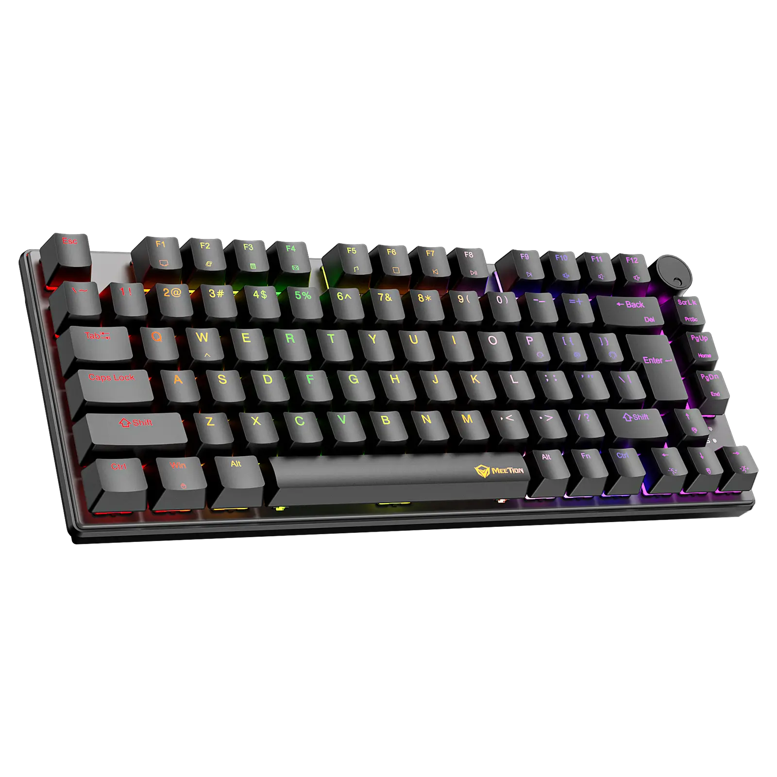 Meetion MK006 PRO RGB 75% Hot Swappable Red Switch AR/EN Wired Mechanical Keyboard