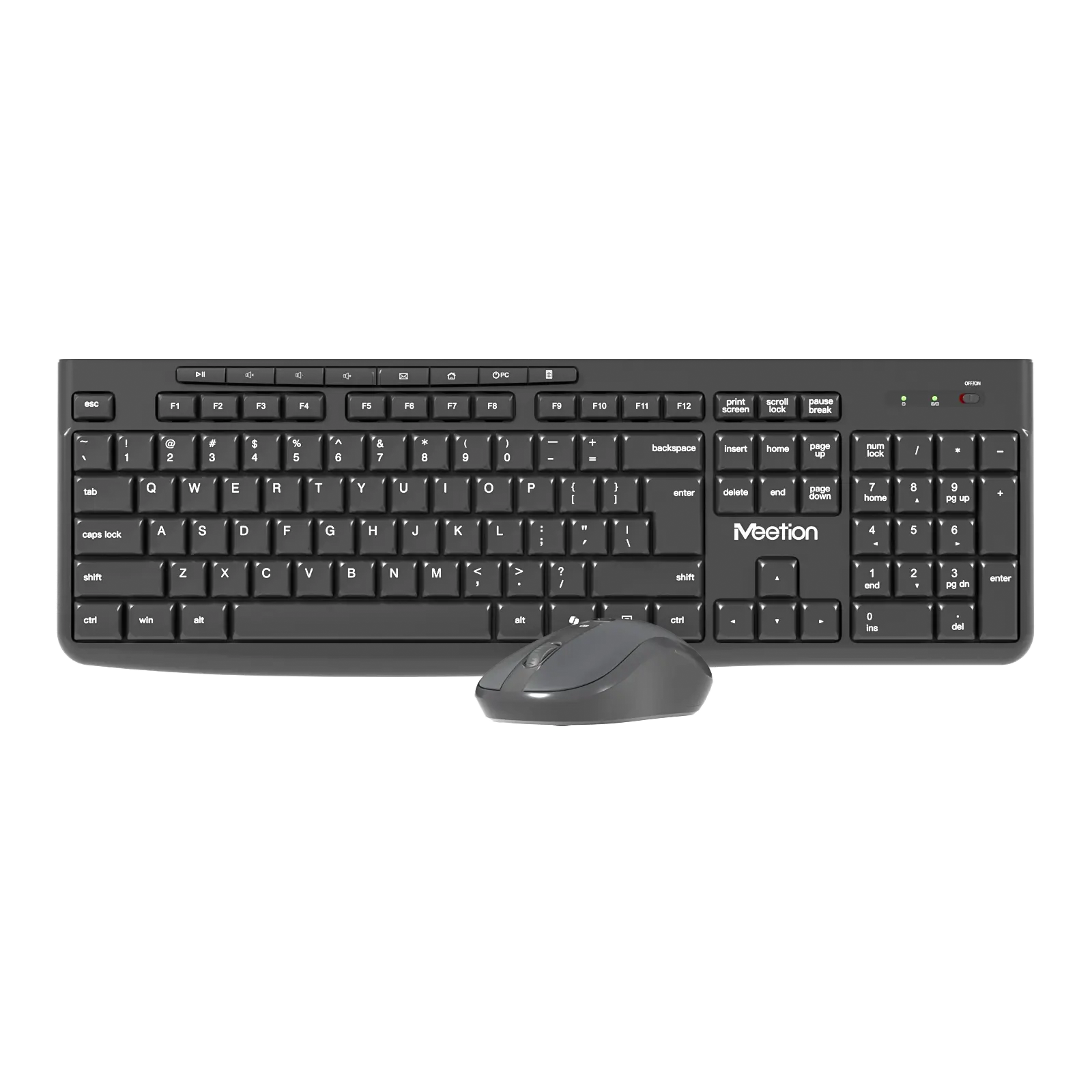 Meetion CW295 Silent 2.4G Wireless Keyboard Mouse Combo