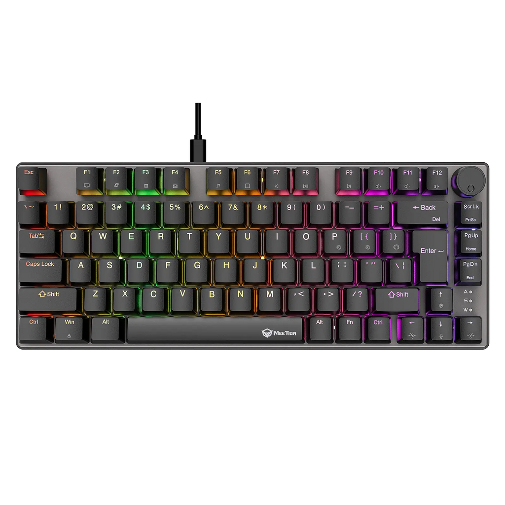 Meetion MK006 PRO RGB 75% Hot Swappable Red Switch AR/EN Wired Mechanical Keyboard