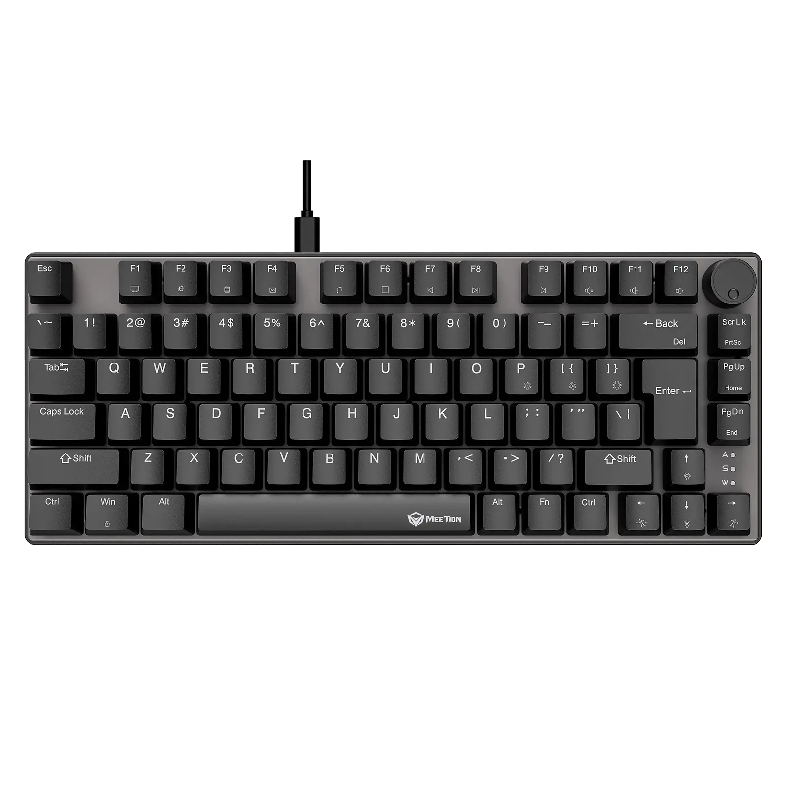 Meetion MK006 PRO RGB 75% Hot Swappable Red Switch AR/EN Wired Mechanical Keyboard