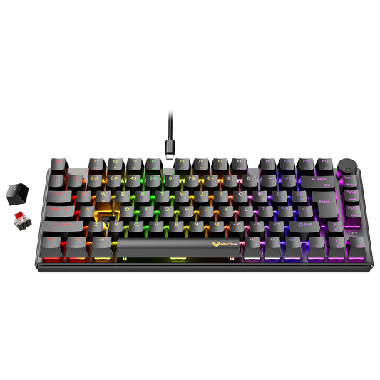 Meetion MK006 PRO RGB 75% Hot Swappable Red Switch AR/EN Wired Mechanical Keyboard