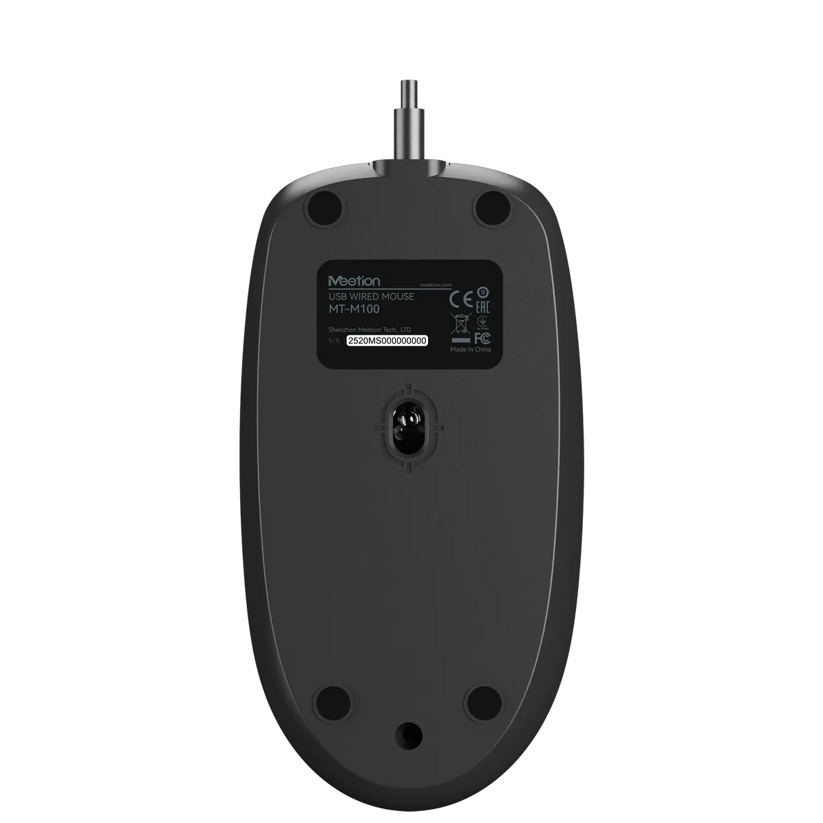 Meetion M100 USB 1200dpi Silent Wired Mouse